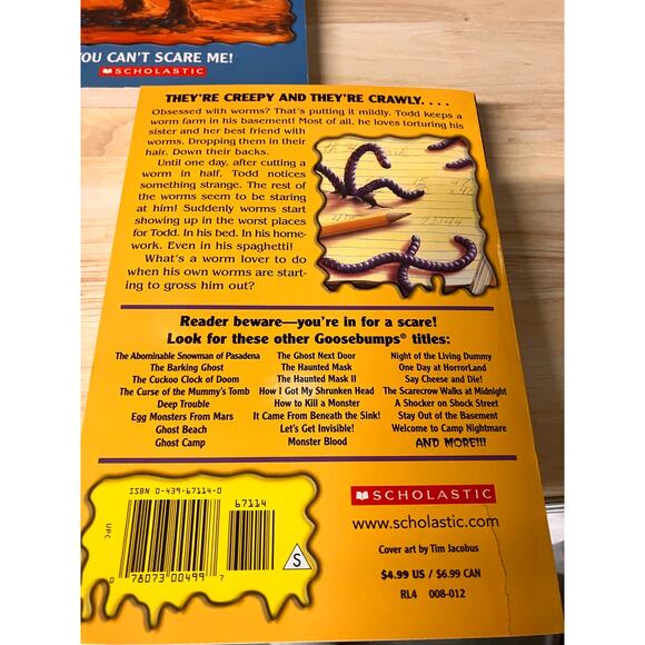 Vintage Kids Books: Goosebumps, Ghost Writer, Silent Witness, Stine, Ellis - Picture 4 of 6